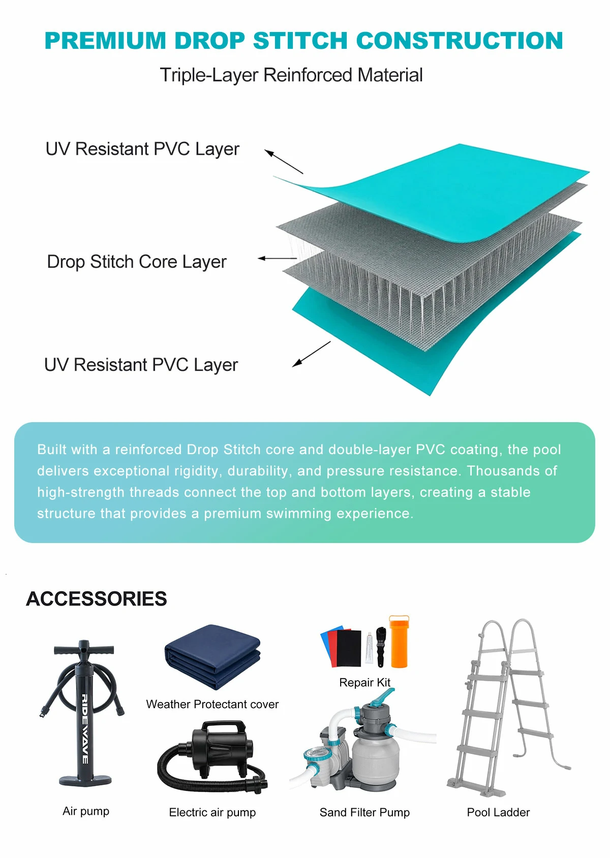 Inflatable DWF Pool price