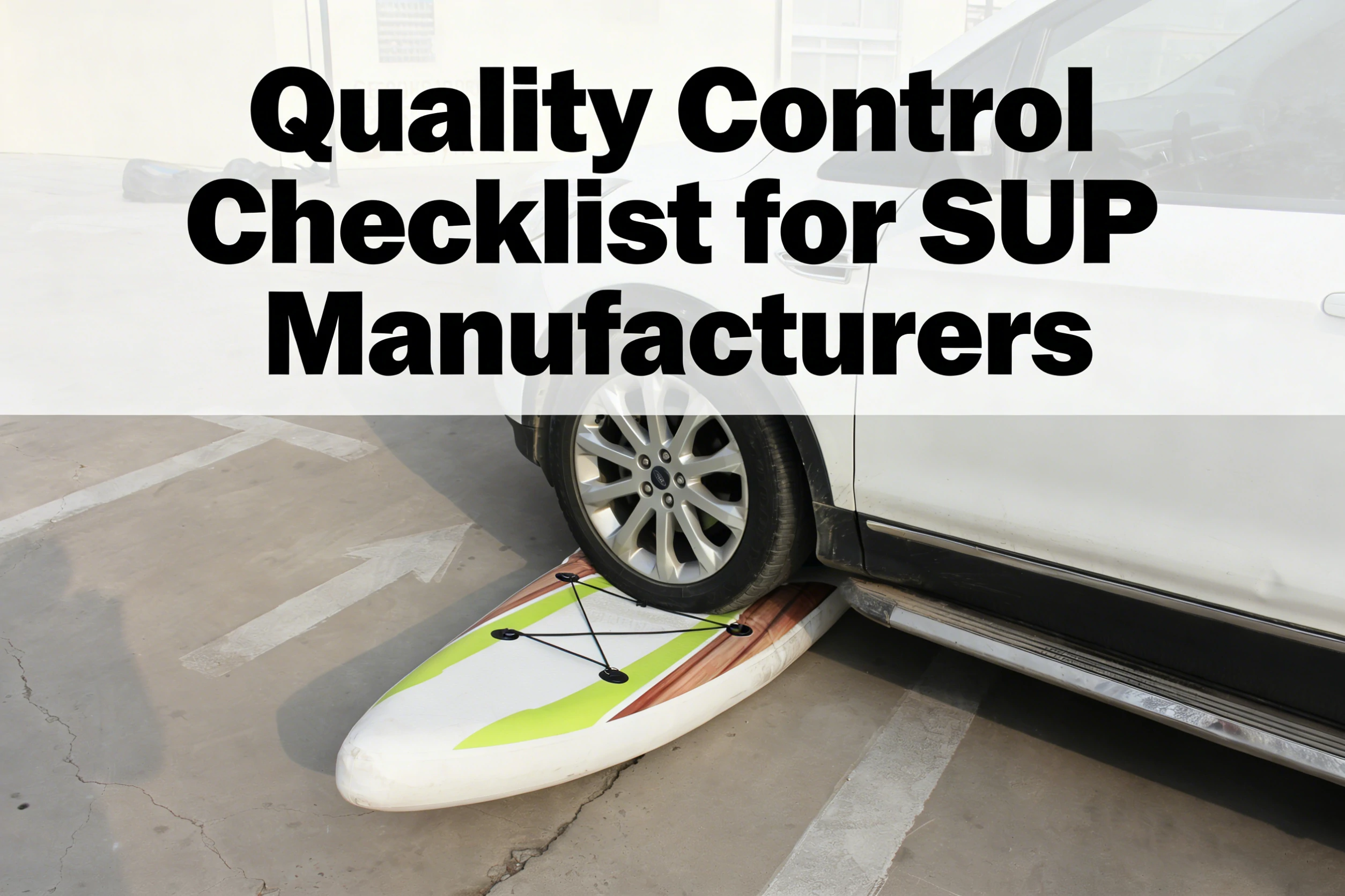 Quality Control Checklist For SUP Manufacturers